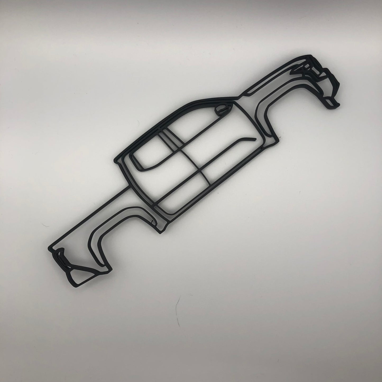 3D Printed Toyota Tacoma Silhouette Wall Decor (23cm)