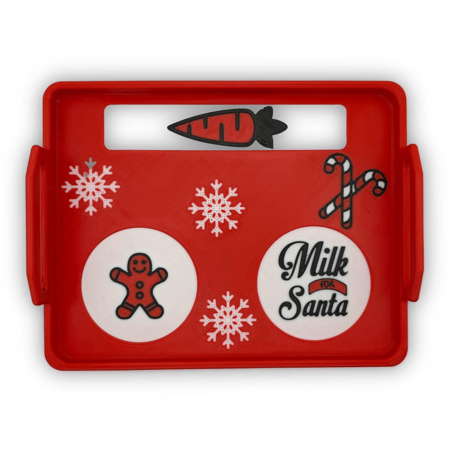 Milk and Cookies Tray for Santa