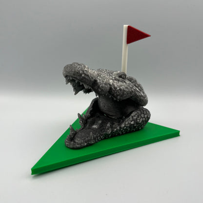 Crocodile Golf Ball Holder with Secret Compartment