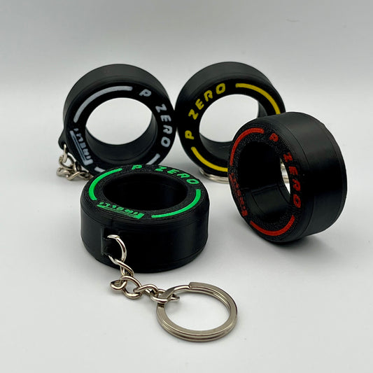 F1 Tire Keychain