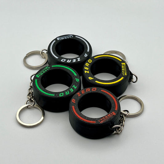 F1 Tire Keychain