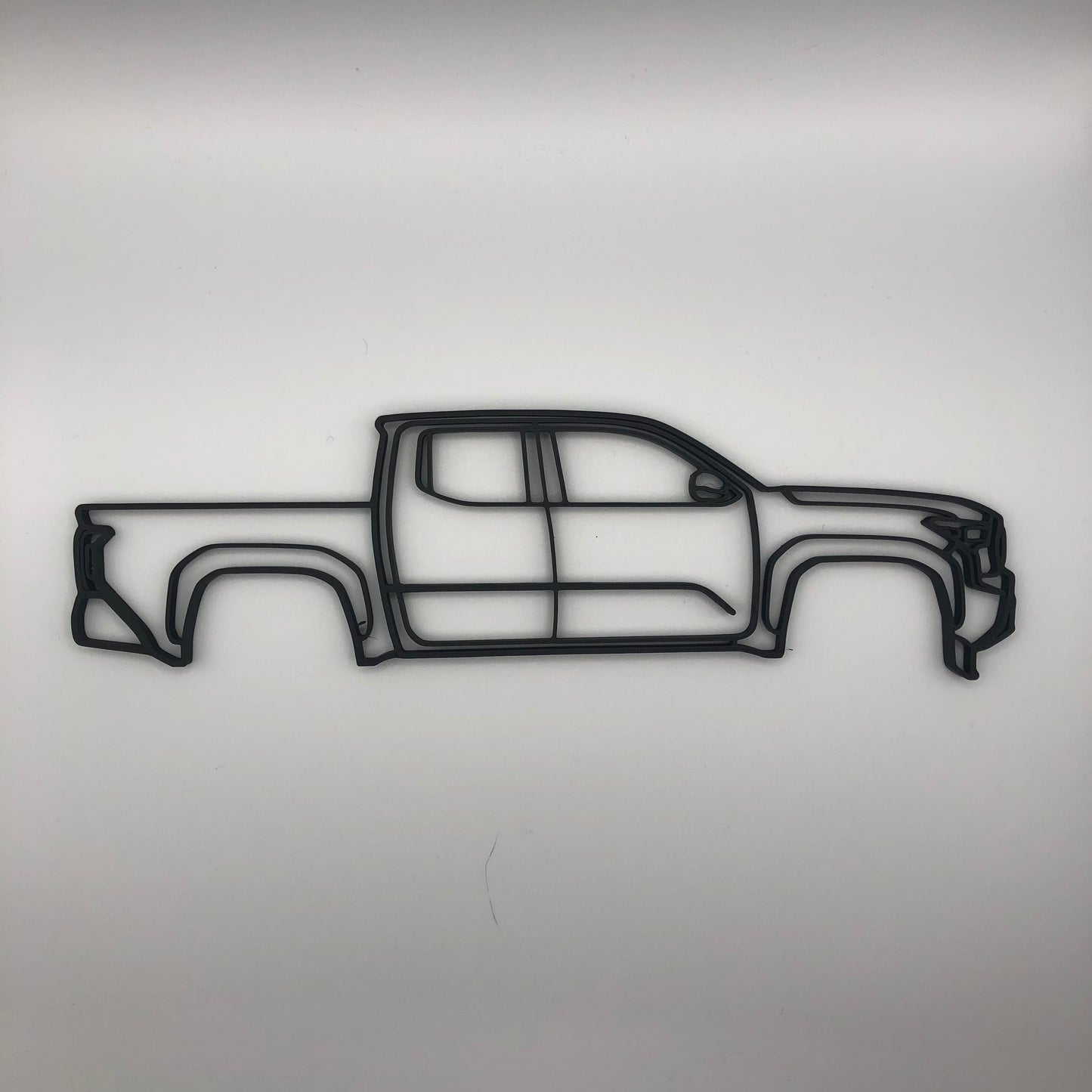 3D Printed Toyota Tacoma Silhouette Wall Decor (23cm)