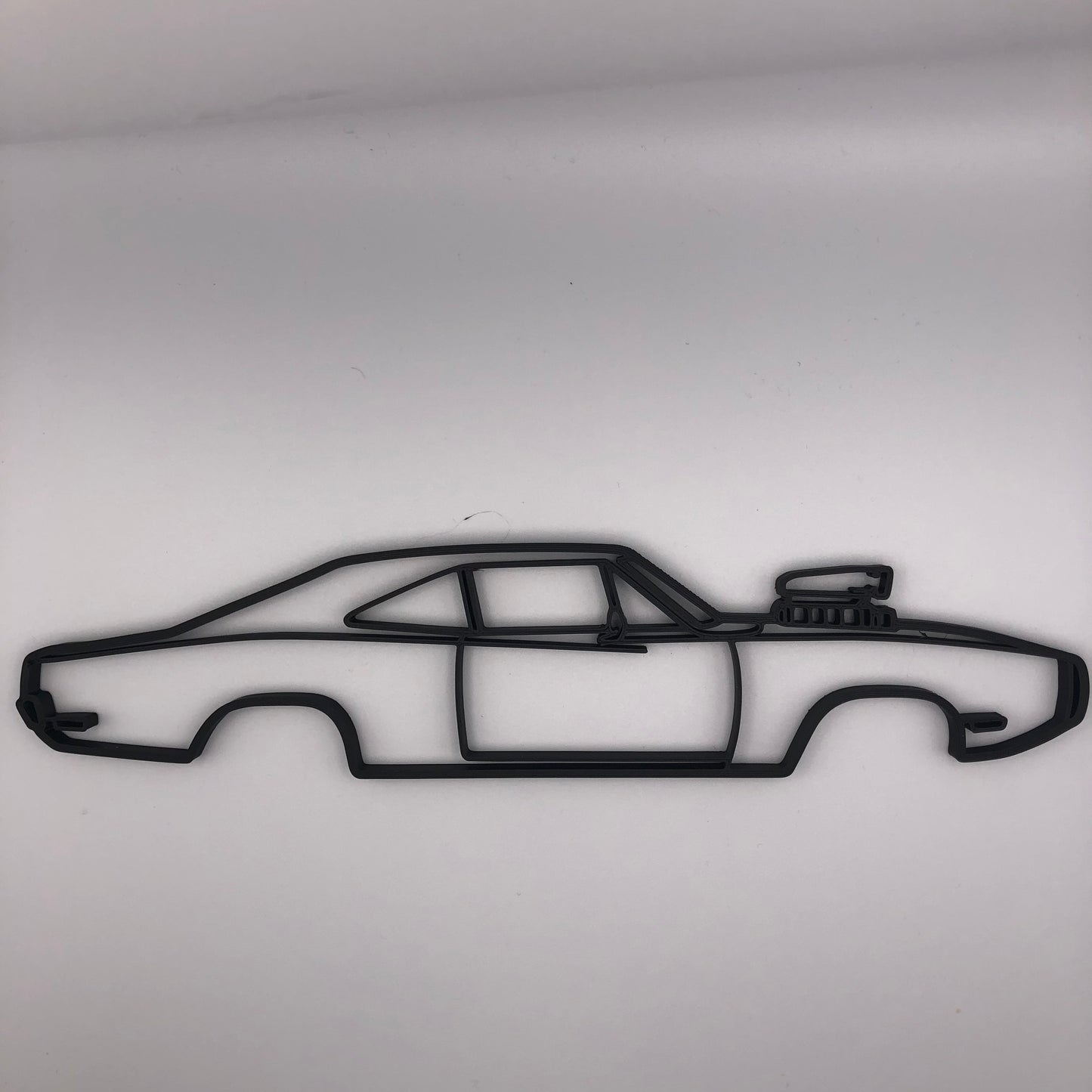 Fast & Furious 3D Printed Blown Dodge Charger Silhouette Wall Decor ( 23cm )