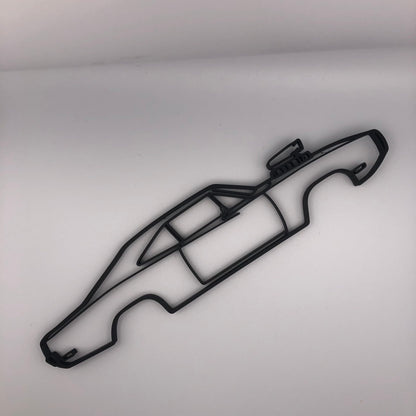 Fast & Furious 3D Printed Blown Dodge Charger Silhouette Wall Decor ( 23cm )