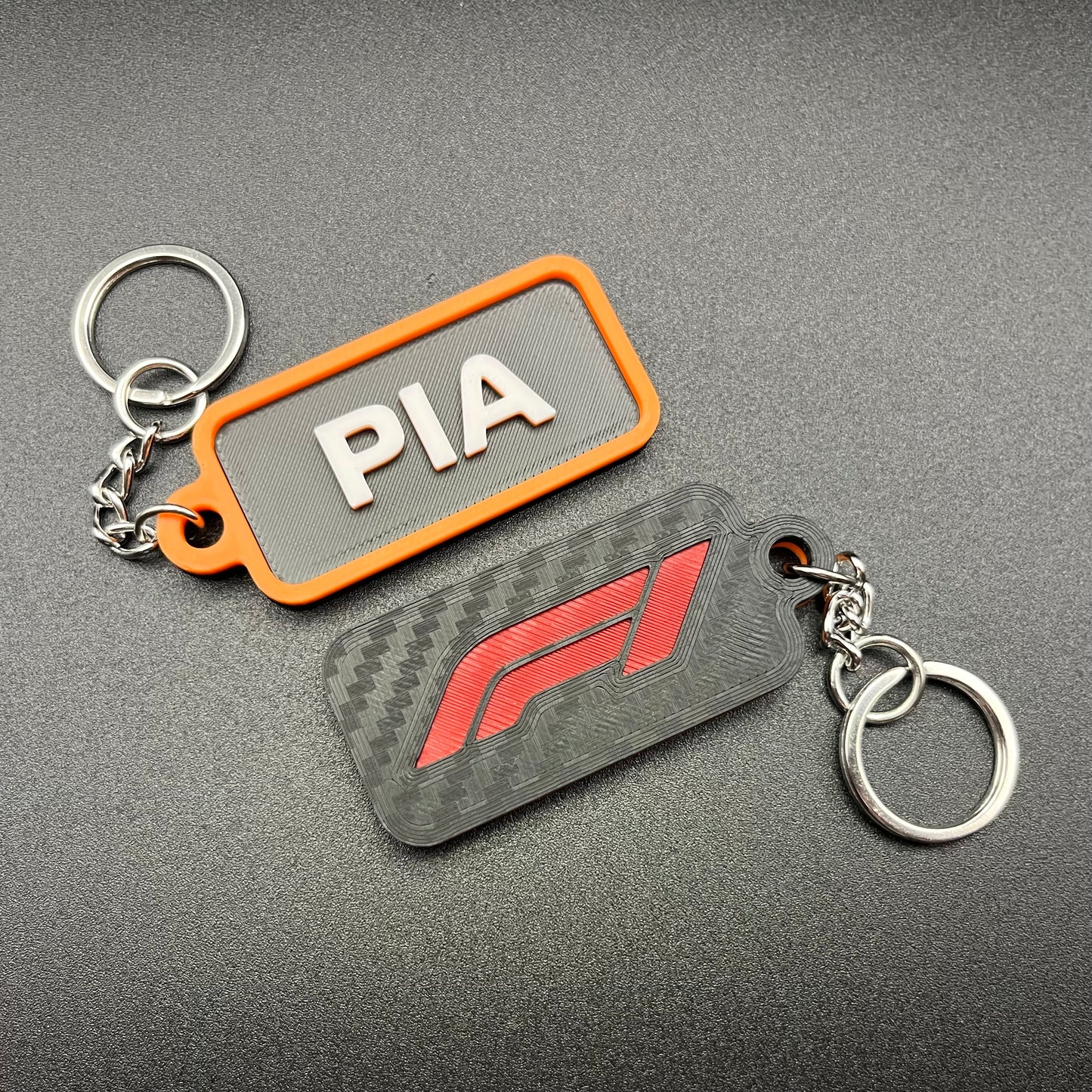 Racing Series Driver Code Keychain