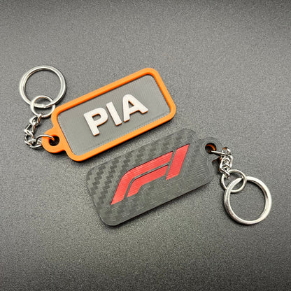 Racing Series Driver Code Keychain